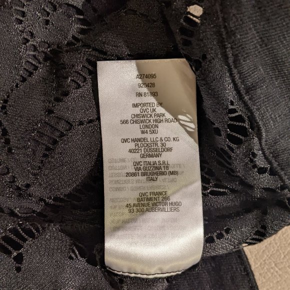 LOGO by Lori Goldstein Open Front Slub Cardigan w/Lace Detail XL - Picture 11 of 11